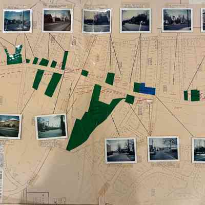 Main Street: Site Study for 149 Main Street Apartments with Photographs, c. 1976