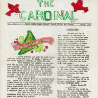 Short Hills Elementary School Cardinal Newsletters, 1953-1955
