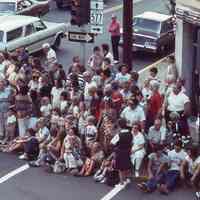          July 4: Spectators on Millburn Avenue at the American Bicentennial Parade, 1976 picture number 1
   