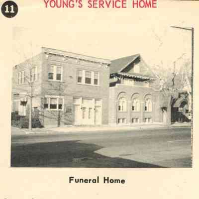 Young's Funeral Home, 145-149 Main Street, 1955