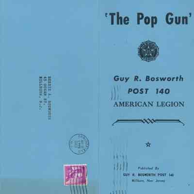 Bosworth: Guy R. Bosworth American Legion Post 140 Newsletter, 1963