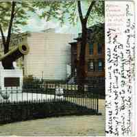          Newark: Cannon in Military Park, 1907 picture number 1
   