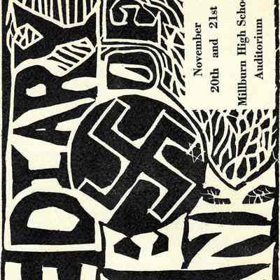 Millburn High School: Diary of Anne Frank Program, 1964