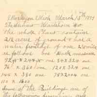 Hartshorn: Stewart Hartshorn Muskegon Michigan Factory Letter, 1899