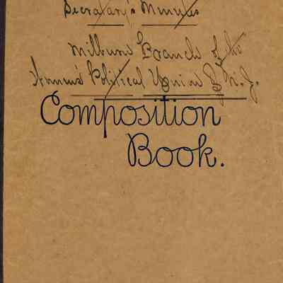 Millburn Women's Political Union: Minutes of the Millburn Branch of the Women's Political Union of N.J., 1904-1914