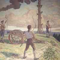          Battle of Springfield: Summit Beacon Painting, 1975 picture number 2
   