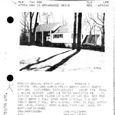 20 BRIARWOOD DRIVE