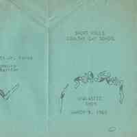 Short Hills Country Day School: Gymnastics Show Program, 1968