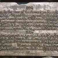 Revolutionary War: "Old Sow" Signal Beacon Plaque, 1975