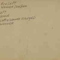          Mangold: Harvey, Bertha, Barbara and Charles Wenner picture number 2
   