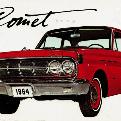 Lincoln Mercury Comet '64 Advertising Postcard