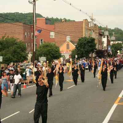 Sesquicentennial Parade: Flag Twirlers, 2007