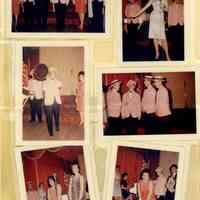          Photographs from the MTA Dinner at Chanticler, May 11, 1961; Barbershop Quartet: Alan Farner, Robert Mears, Earl Lanning, Lester Ball. Singers: Sally Kay, Patt Penny, Ruth Morvay.
   