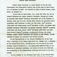 Stewart Henry Hartshorn Jr. Obituary for the NY Genealogical and Biographical Society, 1929