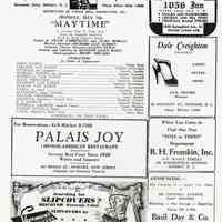 Paper Mill Playhouse Program: Maytime, 1945