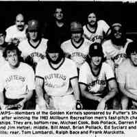          Baseball: Millburn Recreation Golden Kernels Baseball Team, 1982 picture number 2
   