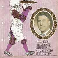 Watson: National Cash Register Hundred Point Club Banquet Program Cover, 1910