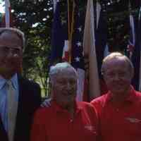 July 4: Alfred Harris Receiving Independence Award at July 4th Festivities, 1988