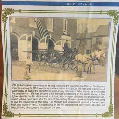 Fire Department: Fourth of July Celebration - July 6, 2001