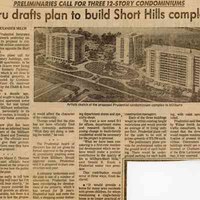 Prudential Development Plan: Prudential Condominium Plans, 1974