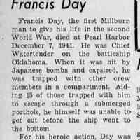          Article in the Item of Millburn-Short Hills, September 6, 1945
   