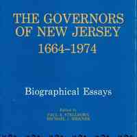 New Jersey: The Governors of New Jersey 1664-1974, 1982