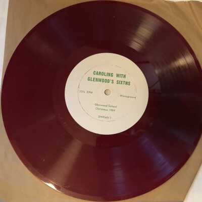 Glenwood Elementary School: Record Album, Caroling with Glenwood's Sixth's, 1959