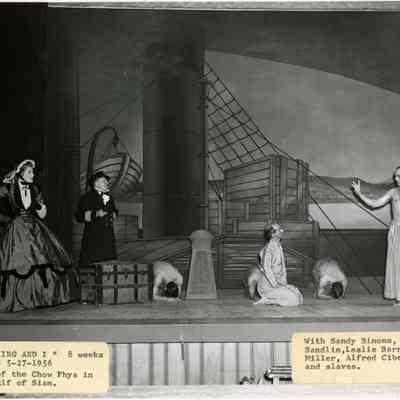 Paper Mill Playhouse Press Photo: King and I, 1956