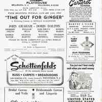          Paper Mill Playhouse Program: Time Out For Ginger, 1955 picture number 1
   