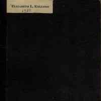 Kellogg: Elizabeth L. Kellogg, Diary 1930