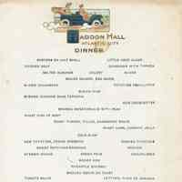          Kellogg: Haddon Hall Atlantic City Menus, 1908 picture number 1
   