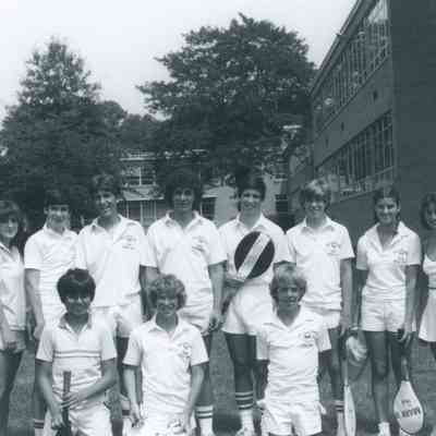 Tennis: Recreation Department Tennis Team, 1982