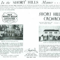 Old Short Hills Estates & Short Hills Crossroads Advertisement