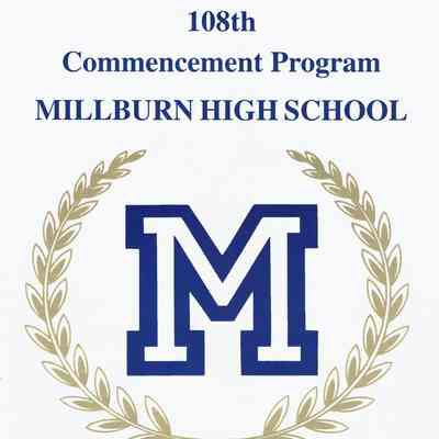 Millburn High School: Commencement Program, 2003