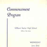 Millburn High School: Commencement Program, 1966
