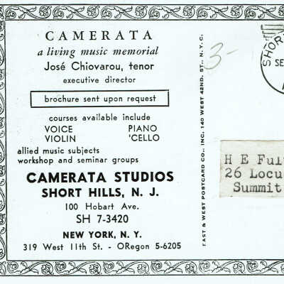 Postcard verso