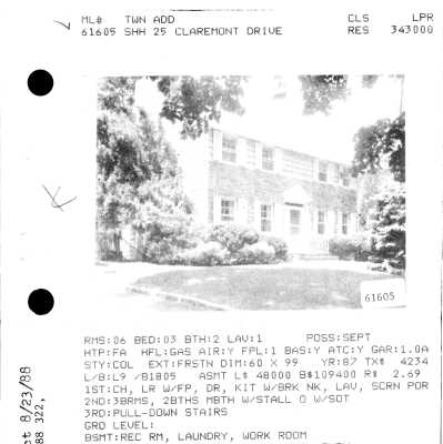 25 CLAREMONT DRIVE
