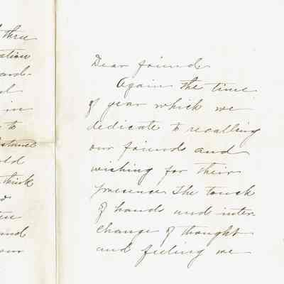 Snow: Letter from Jessie Forester, 1911