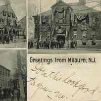 Greetings from Millburn, 1909
