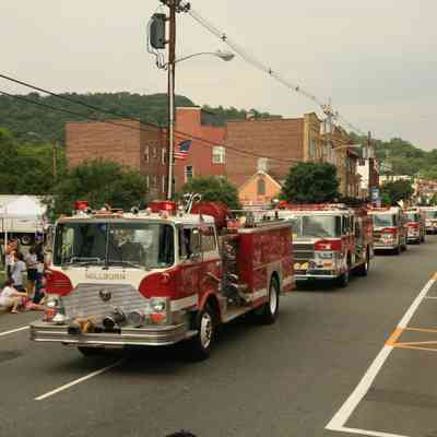 Sesquicentennial Parade: Millburn Fire Department Vehicles, 2007