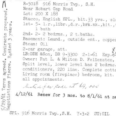 916-MORRIS-TURNPIKE