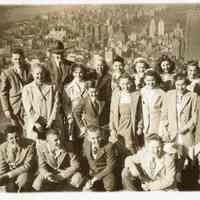 Millburn High School: Class of 1949 Empire State Building Trip, 1949