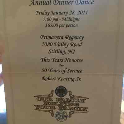 Fire Department: Annual Dinner Dance - 2011