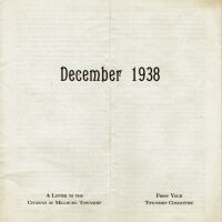 Township Committee Report, 1938