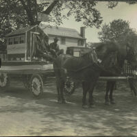 Marshall-Schmidt Album: Success Council 171 Q.U.A.M. Millburn Parade Cart with 3 Men