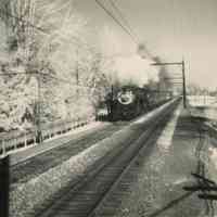 Railroad: Delaware, Lackawanna and Western Scrantonian locomotive in Short Hills