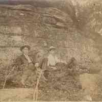          Bosworth: Young People Posing in Rocky Landscape, c. 1900 picture number 3
   