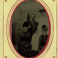 Brison: Edward, Mable, Elizabeth and Emily Brison, 1889