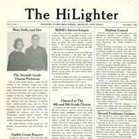 Millburn Junior High School: The Highlighter, December 1960