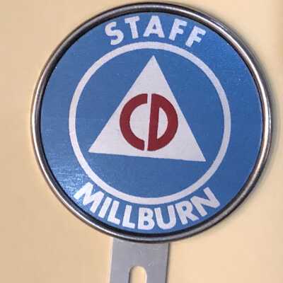 Millburn Schools: Staff Civil Defense Sign